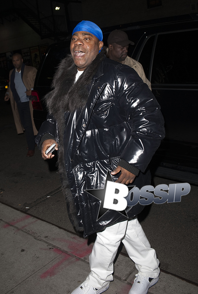 Tracy Morgan arriving at the 'Late Show with David Letterman' in New York City