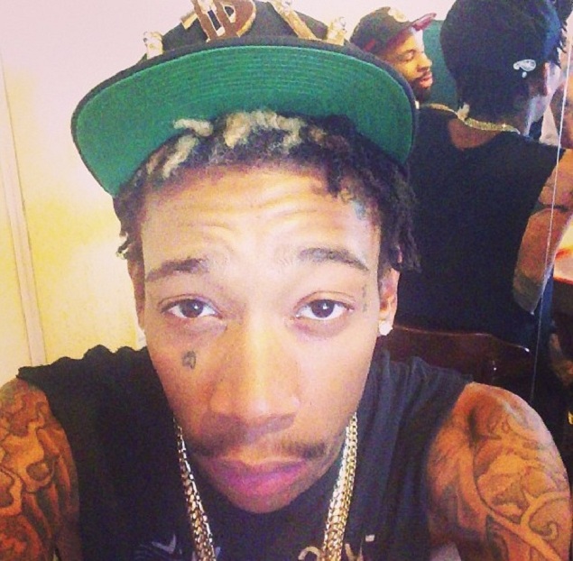 Wiz Khalifa twists his hair and Amber Rose has another baby shower