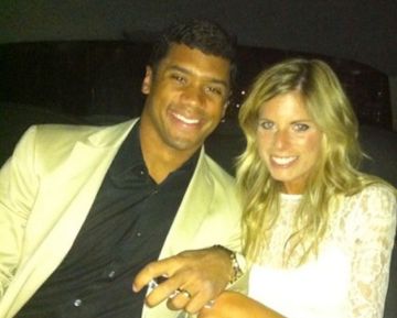 Seattle Seahawks' Russell Wilson is married to a white woman