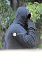 Kanye West and Lamar Odom attend Kim Kardashian's Baby Shower on Sunday in Beverly Hills,