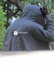 Kanye West and Lamar Odom attend Kim Kardashian's Baby Shower on Sunday in Beverly Hills,