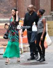 Forest Whitaker, Keisha Nash Whitaker and their daughter Sonnet Noel Whitaker seen out and about in New York City. Pictured: Forest Whitaker, Keisha Nash Whitaker and Sonnet Noel Whitaker