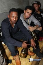 J. Cole Kendrick Lamar Look High At Afterparty