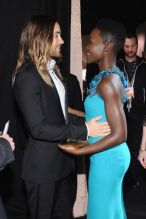 Actor Jared Leto and actress Lupita Nyong'o attend the 20th Annual Screen Actors Guild Awards at The Shrine Auditorium on January 18, 2014 in Los Angeles, California.