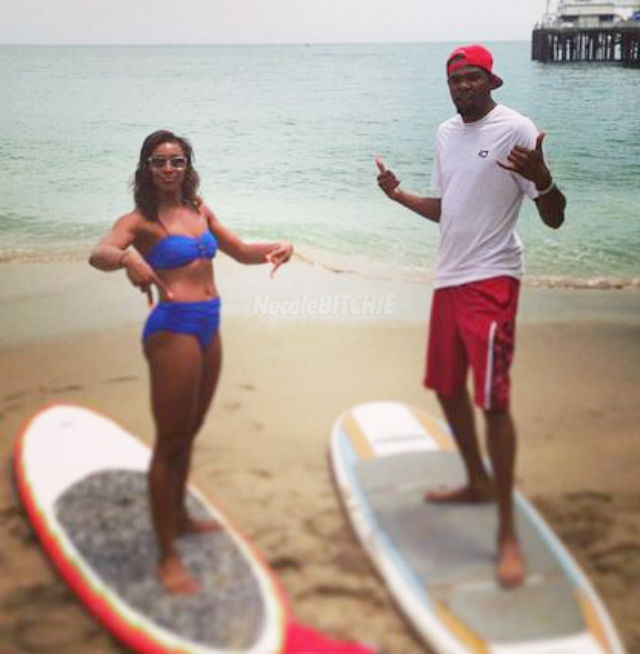 Kevin-durant-Monica-Wright-Instagram-Paddle-Boarding
