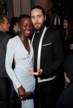 Lupita Nyong'o and Jared Leto attend the 39th Annual Los Angeles Film Critics Association Awards at InterContinental Hotel on January 11, 2014 in Century City, California