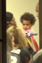 Beyonce with husband Jay-Z and their daughter Blue Ivy leaving from Cologne/Bonn Airport after performing at her only german concert