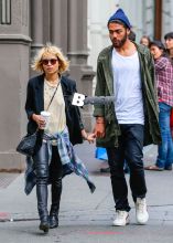 'Divergent' actress Zoe Kravitz and her boyfriend Noah Becker are seen holding hands while out and about in New York City,
