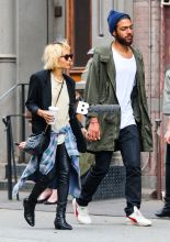 'Divergent' actress Zoe Kravitz and her boyfriend Noah Becker are seen holding hands while out and about in New York City,