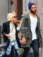 'Divergent' actress Zoe Kravitz and her boyfriend Noah Becker are seen holding hands while out and about in New York City,