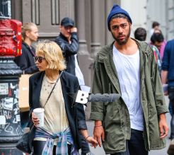 'Divergent' actress Zoe Kravitz and her boyfriend Noah Becker are seen holding hands while out and about in New York City,