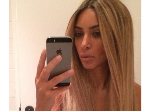 Kim Kardashian Has A Nip Slip