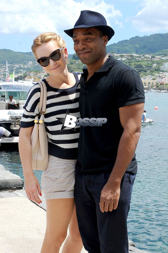 Chiwetel Ejiofor Visits Ischia, Italy With Girlfriend Sari Mercer