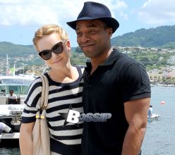 Chiwetel Ejiofor and his girlfriend Sari Mercer arrive in Ischia for the Ischia Global Fest. The couple walked hand-in-hand and posed for pictures together before making their way in to their hotel.