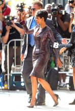 Halle Berry could not have looked more dazzling as she wrapped up on set of 'Late Night With David Letterman' after promoting her new TV Series 'Extant.'