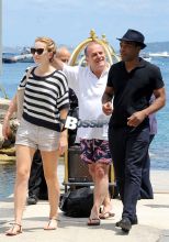 Chiwetel Ejiofor and his girlfriend Sari Mercer arrive in Ischia for the Ischia Global Fest. The couple walked hand-in-hand and posed for pictures together before making their way in to their hotel.
