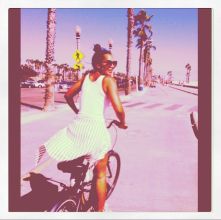 Sarah Chapman bike riding