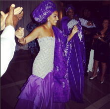Amira Baker dancing with Adewale Ogunleye
