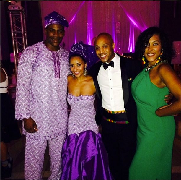 Adewale Ogunleye Marries Celebrity Dentist Dr. Amira Baker