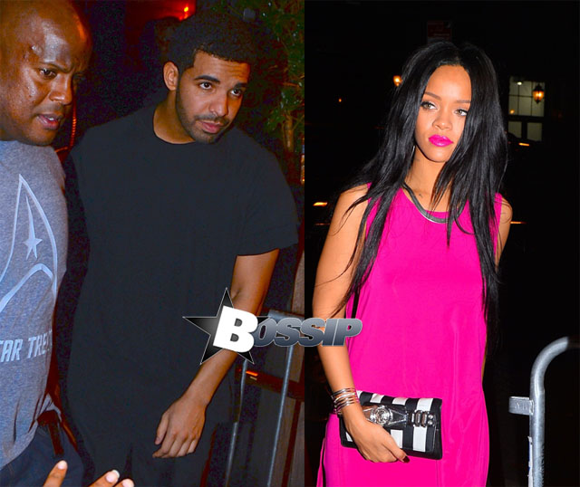 Drake and Rihanna arrived at Griffin nightclub in NYC within ten minutes of each other Monday night