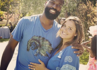 Baron Davis and wife Isabella Brewster welcome their first child, son Kingman