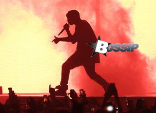 Kanye West performs live in concert at the Rod Laver Arena