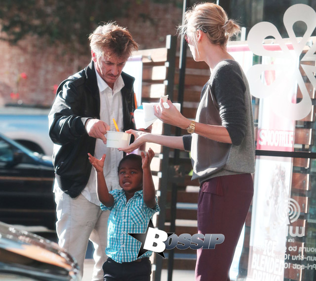 Charlize Theron and Sean Penn spend some quality time with her adorable son  Jackson