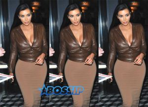 Reality star Kim Kardashian spotted out for dinner at Craig's Restaurant in Hollywood, California on January 26, 2015. Kim is set to appear in a T-Mobile commercial that will be airing during the Super Bowl.