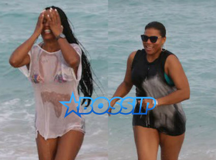 Queen Latifah Spotted On Brazilian Vacation With Girlfriend Eboni Nichols Bossip