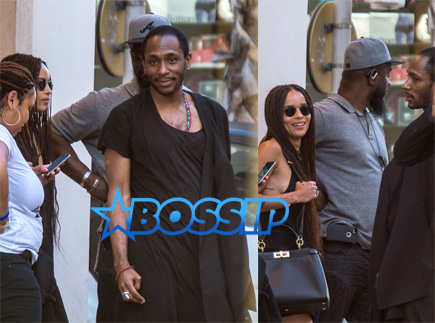 Zoe Kravitz and Mos Def shopping together in Cannes