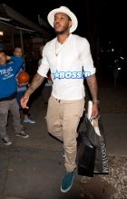 Carmelo Anthony post BET Awards dinner at Madeo