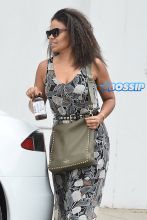 Sanaa Lathan without makeup beverly hills hair wild