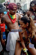 Lewis Hamilton partying in Barbados