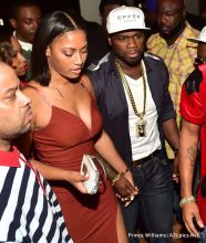 50 Cent Gold Room holding hands mystery girl Young Jeezy Young Buck Atlanta