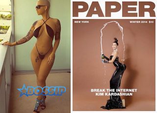 Amber Rose to cover Paper Magazine Break the Internet issue after rival Kim Kardashian