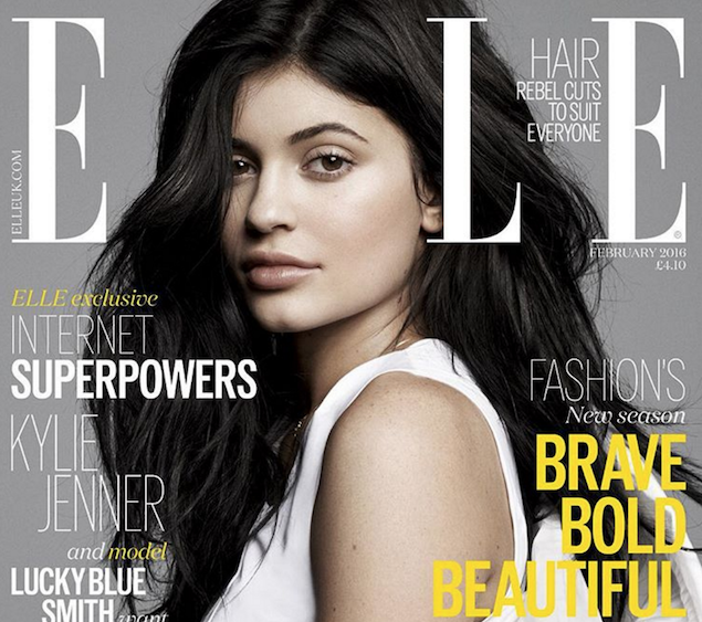 Kylie Jenner ELLE Magazine cover