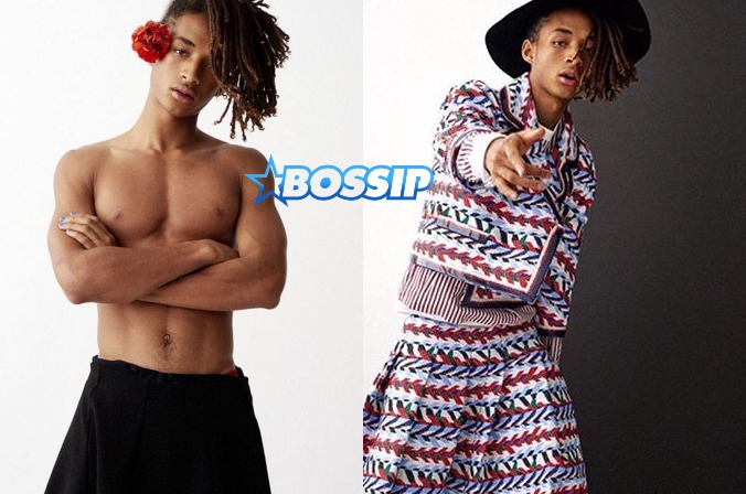 Jaden Smith arrives for the Louis Vuitton ready-to-wear Spring