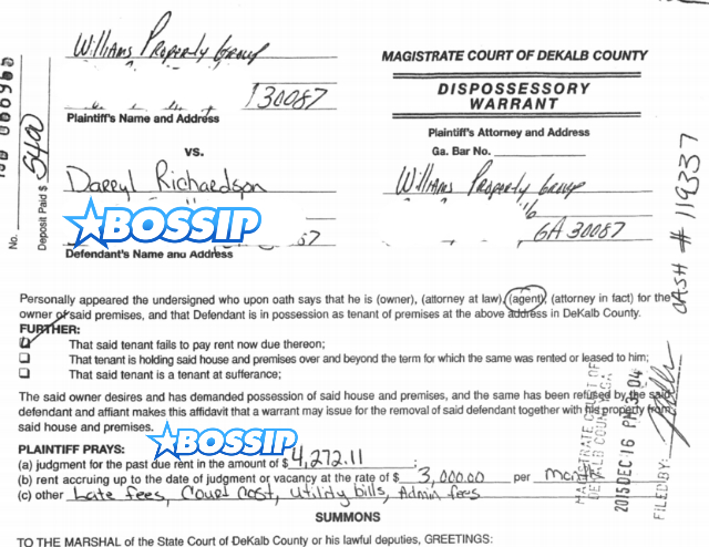 lil scrappy eviction paperwork