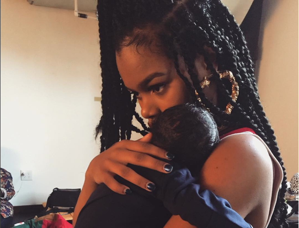 Teyana Taylor and baby girl Iman Tayla Shumpert Jr.