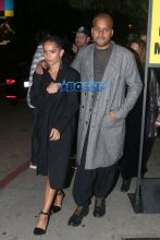 AKM-GSI Zoe Kravitz Twin Shadow leaving date at Chateau Marmont together