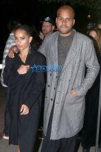 AKM-GSI Zoe Kravitz Twin Shadow leaving date at Chateau Marmont together