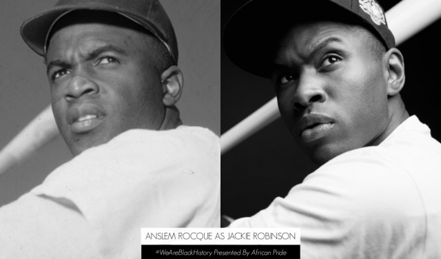 Anslem Rocque as Jackie Robinson Photo Credit Jerome A. Shaw