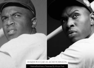 Anslem Rocque as Jackie Robinson Photo Credit Jerome A. Shaw