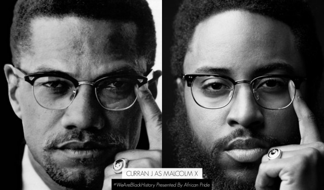 Curran J as Malcolm X Photo Credit Jerome A. Shaw
