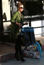 FameFlynetPictures Kim Kardashian Kanye West North West lunch in Bel Air baby shopping in Beverly Hills at Bel Bambini with John Legend and Chrissy Teigen