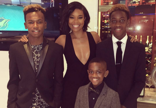 Gabrielle Union and stepsons