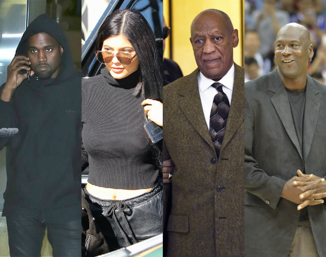Kanye West Michael Jordan Bill Cosby Kylie Jenner 2