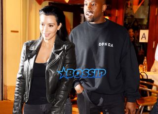 AKM-GSI Kim Kardashian Kanye West all black divorce rumors