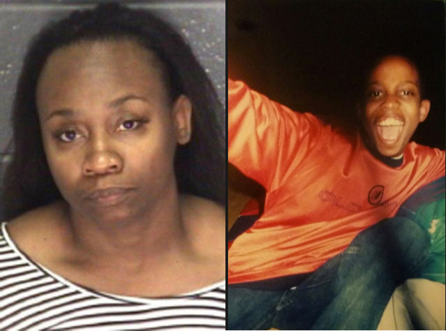 Virginia State Police/Bailey Fett photos of Tonya Slaton and her deceased son Quincy Jamar Davis