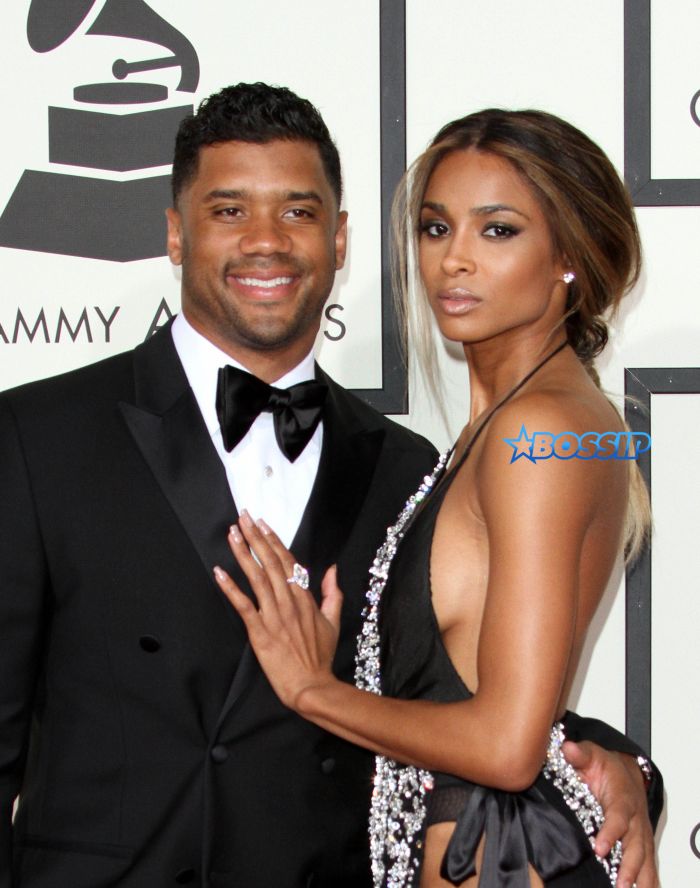 58th Annual GRAMMY Awards 2016 - Arrivals held at the Staples Center Featuring: Russell Wilson, Ciara Where: Los Angeles, California, United States When: 15 Feb 2016 Credit: Adriana M. Barraza/WENN.com